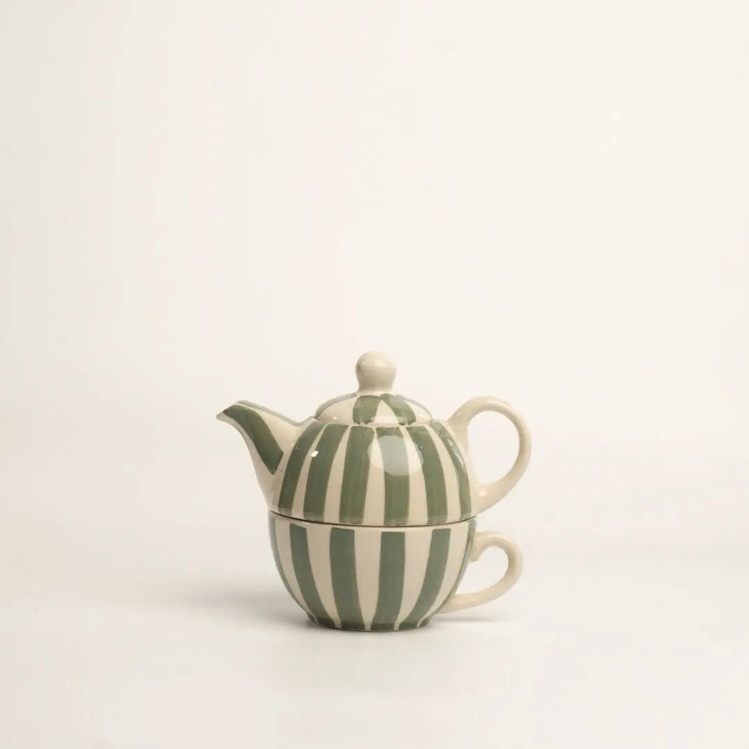 Kettle and cup set | Green The confetti tree