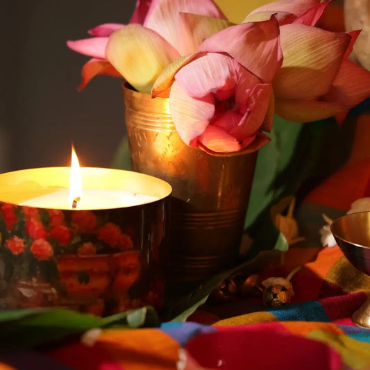 Luxury Soy Wax Candle in Metal Jar – 500g | Long Lasting Scented Candle for Home Décor & Gifting The confetti tree