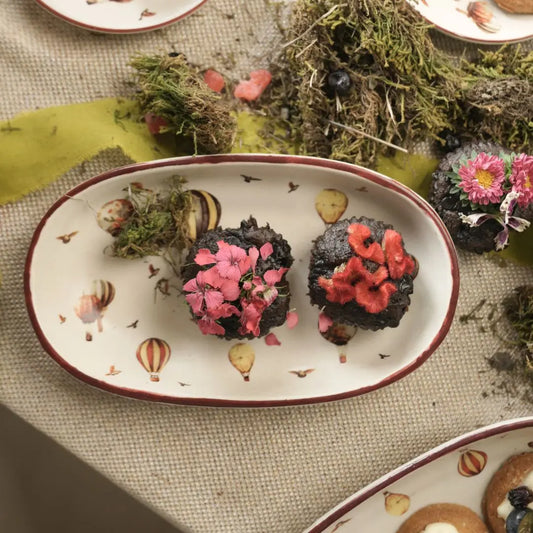 Oval cocktail tray | Offwhite The confetti tree