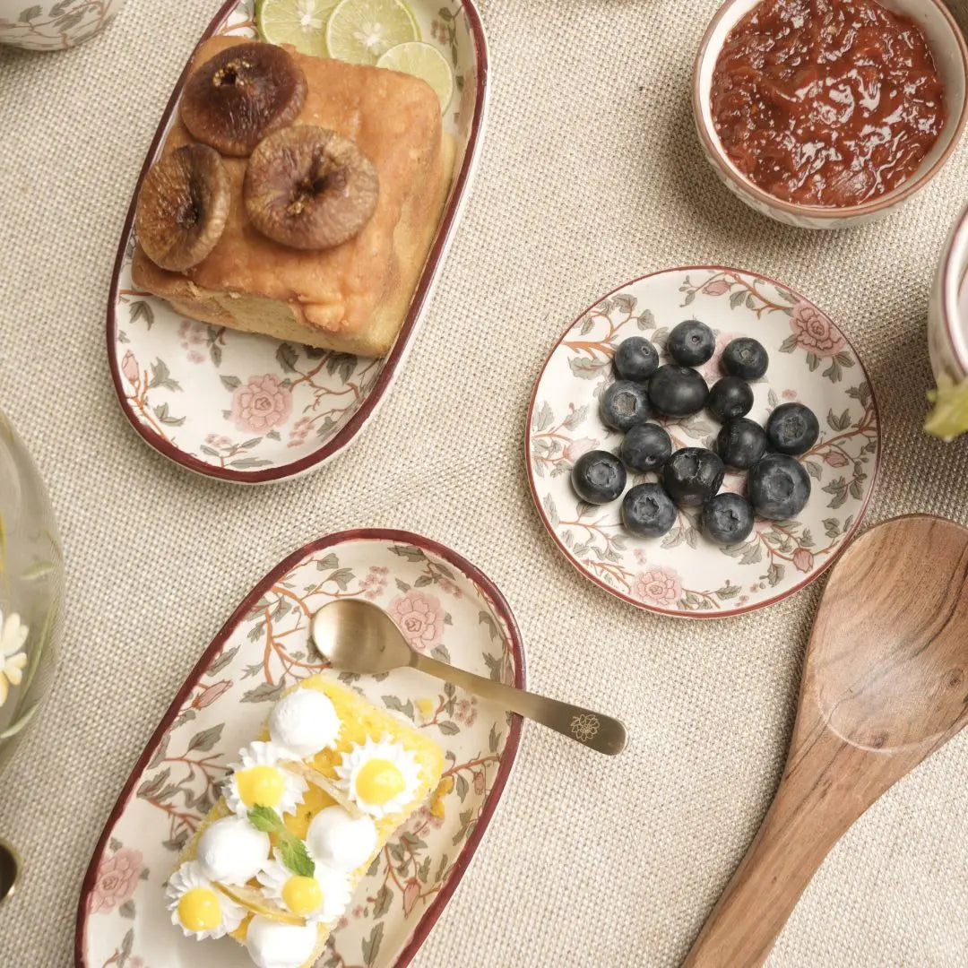 Oval cocktail tray | Peony | Single The confetti tree