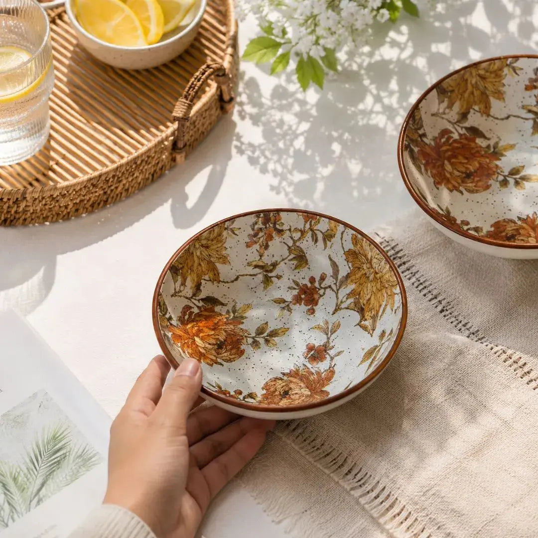 Premium Rakhi Gift Hamper with Evil Eye Rakhi & Lumba, Set of 2 Handcrafted Stoneware Bowls & Greeting Card | Luxury Raksha Bandhan Gift Box for Bhai & Bhabhi The Confetti Tree
