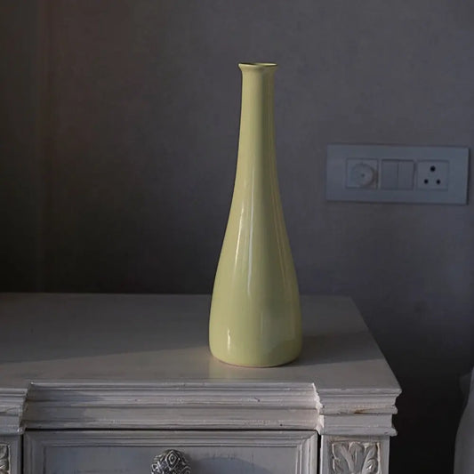 Stoneware Green Sorbet Vase The confetti Tree