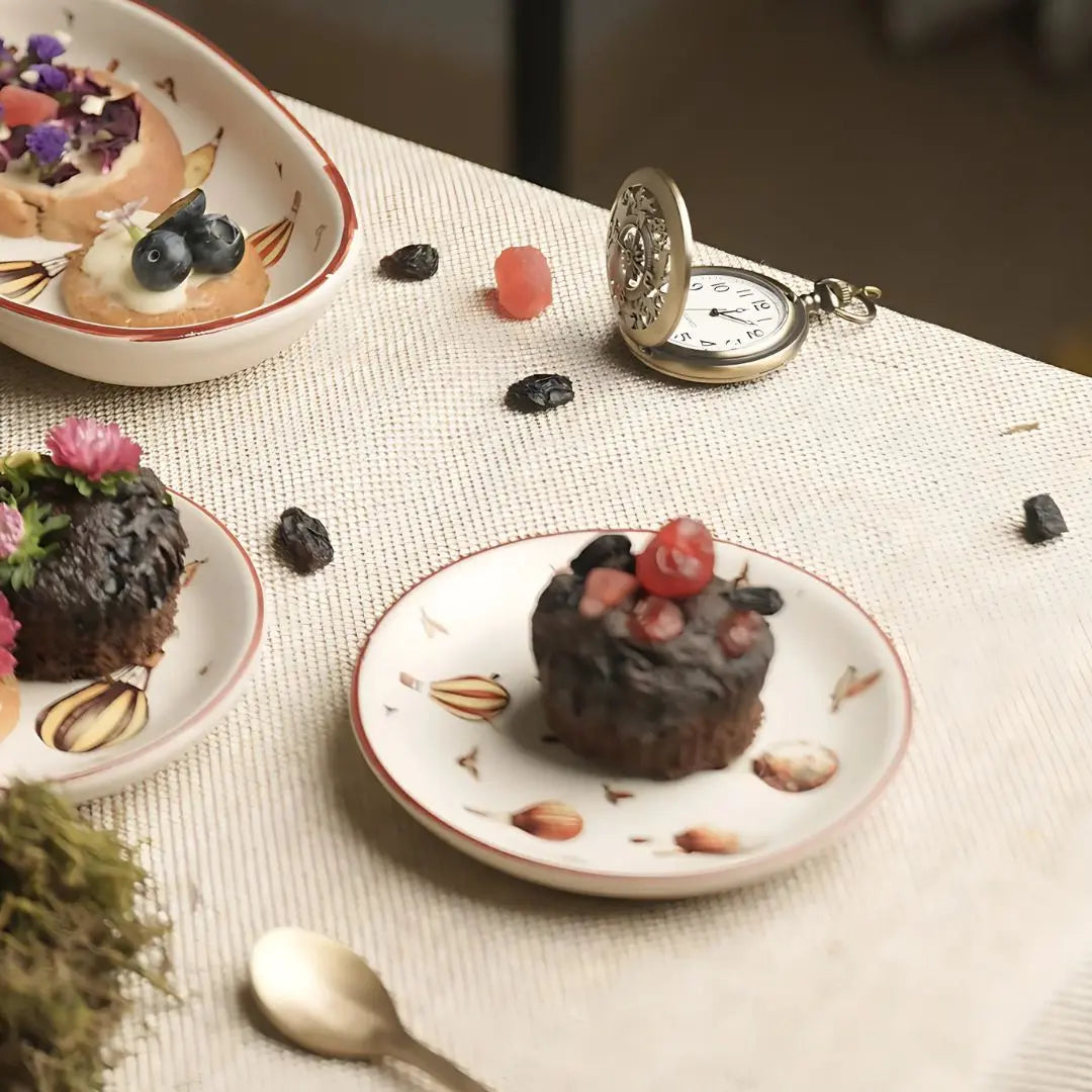 Whimsy balloon tea plates The confetti tree