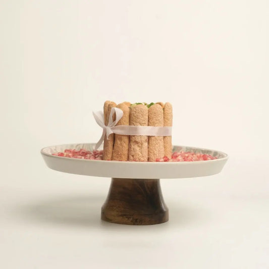 Decoupage Cake Stand The confetti tree