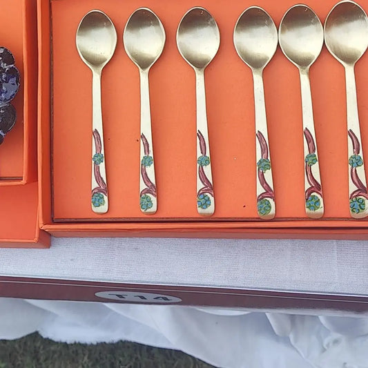 Dessert spoons set | Set of 6 | Tota Maina | Diwali gifts The confetti tree
