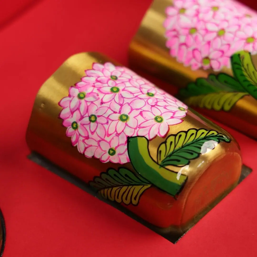 Festive Indian Gift Hamper - Traditional Pure Brass Tumblers Set The confetti tree