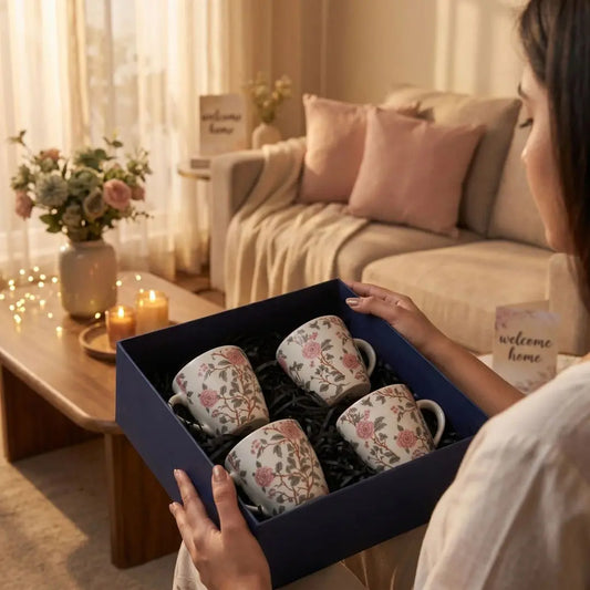 Floral Gift box | Set of 4 The confetti tree