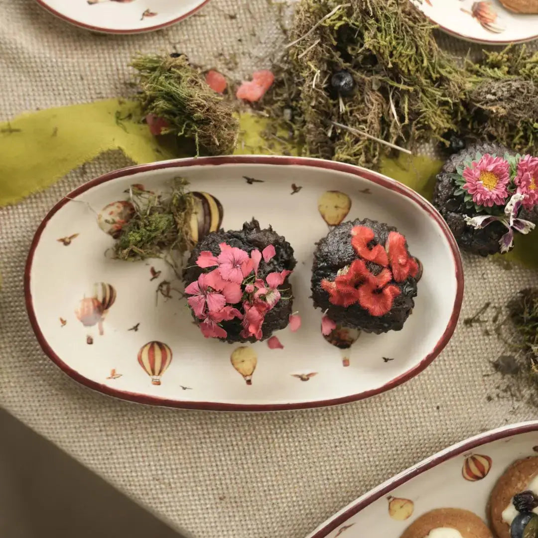 Oval cocktail tray | Offwhite The confetti tree