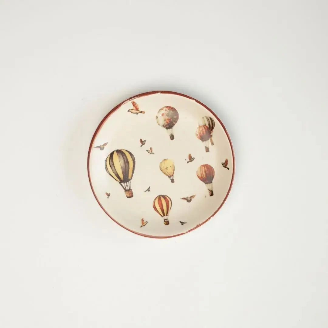 Whimsy balloon tea plates The confetti tree