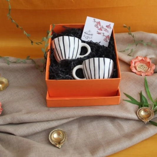 Handmade Puglia Stripes Cup set of 2 The Confetti Tree