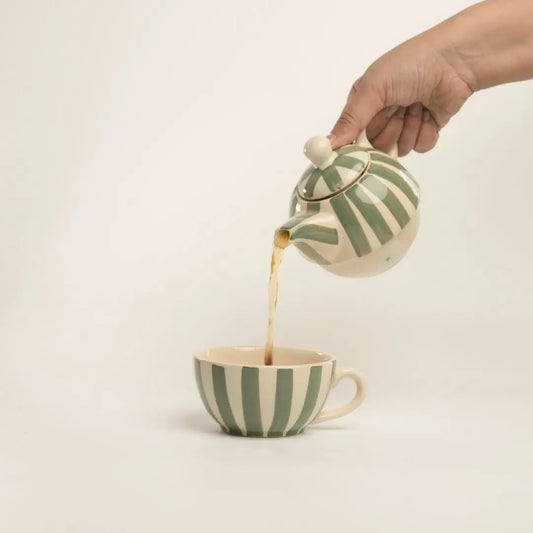 Kettle and cup set | Green The confetti tree