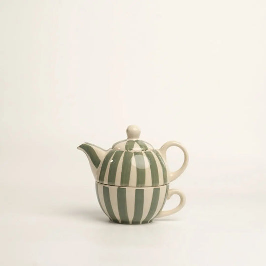 Kettle and cup set | Green The confetti tree