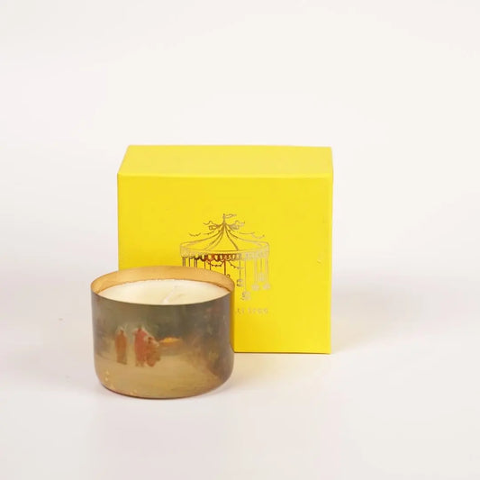 Luxury Soy Wax Candle in Metal Jar – 500g | Long Lasting Scented Candle for Home Décor & Gifting The confetti tree