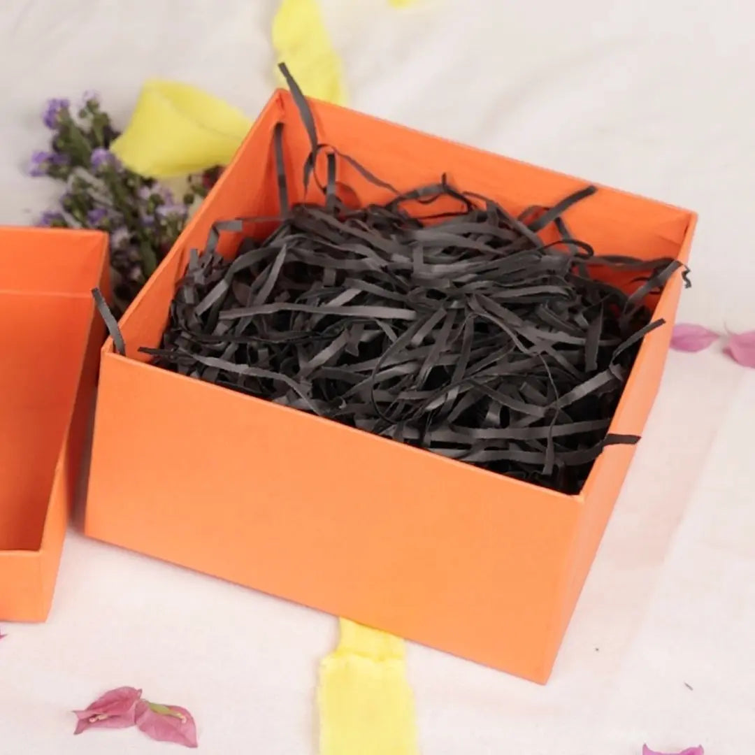Orange Gift Box | 8*8 Inches The confetti tree