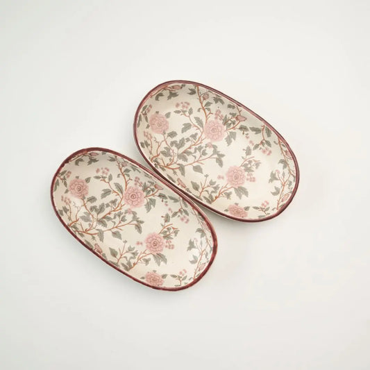 Oval cocktail tray | Peony | Single The confetti tree