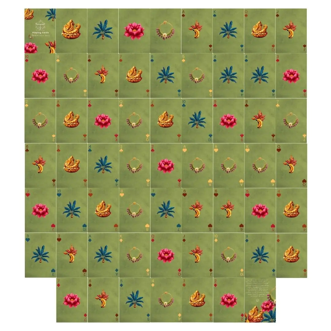 Playing Cards – Backwaters Deck | Premium Coastal Inspired Collectible Card Game for Gifting & Home Entertainment The confetti tree