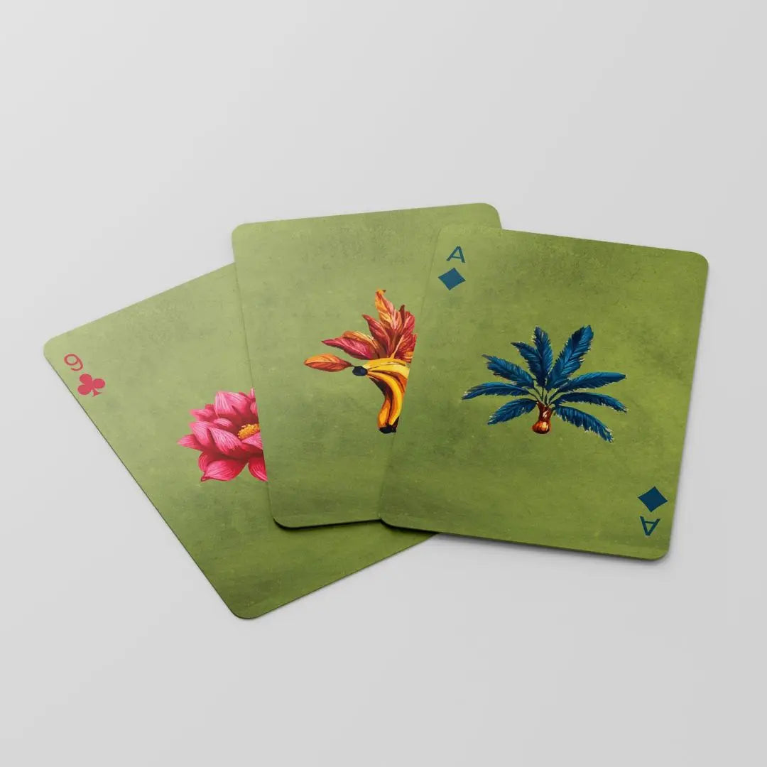 Playing Cards – Backwaters Deck| Set of 2 | Premium Coastal Inspired Collectible Card Game for Gifting & Home Entertainment The confetti tree