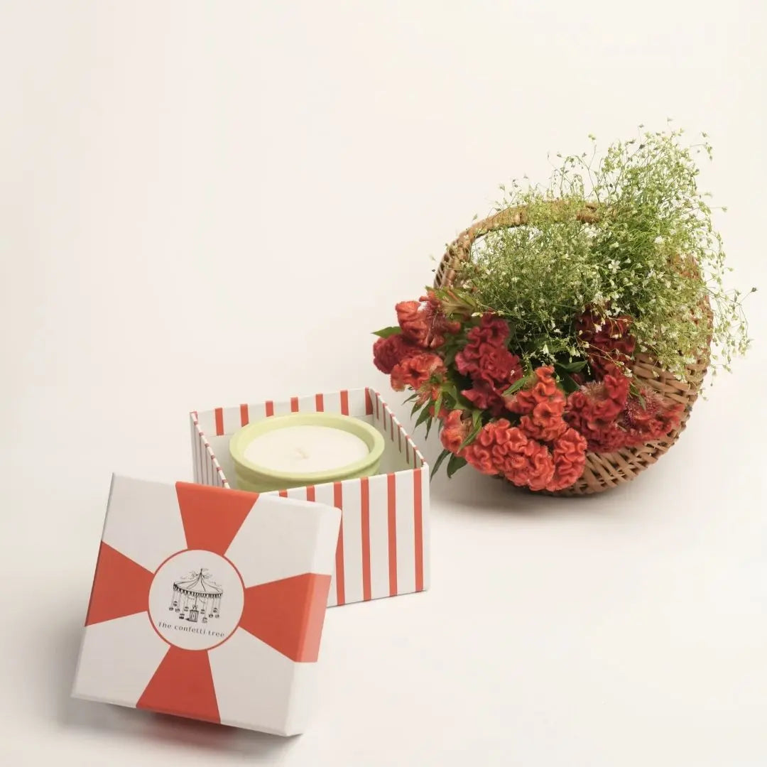 Soy wax Candle | Green The confetti tree