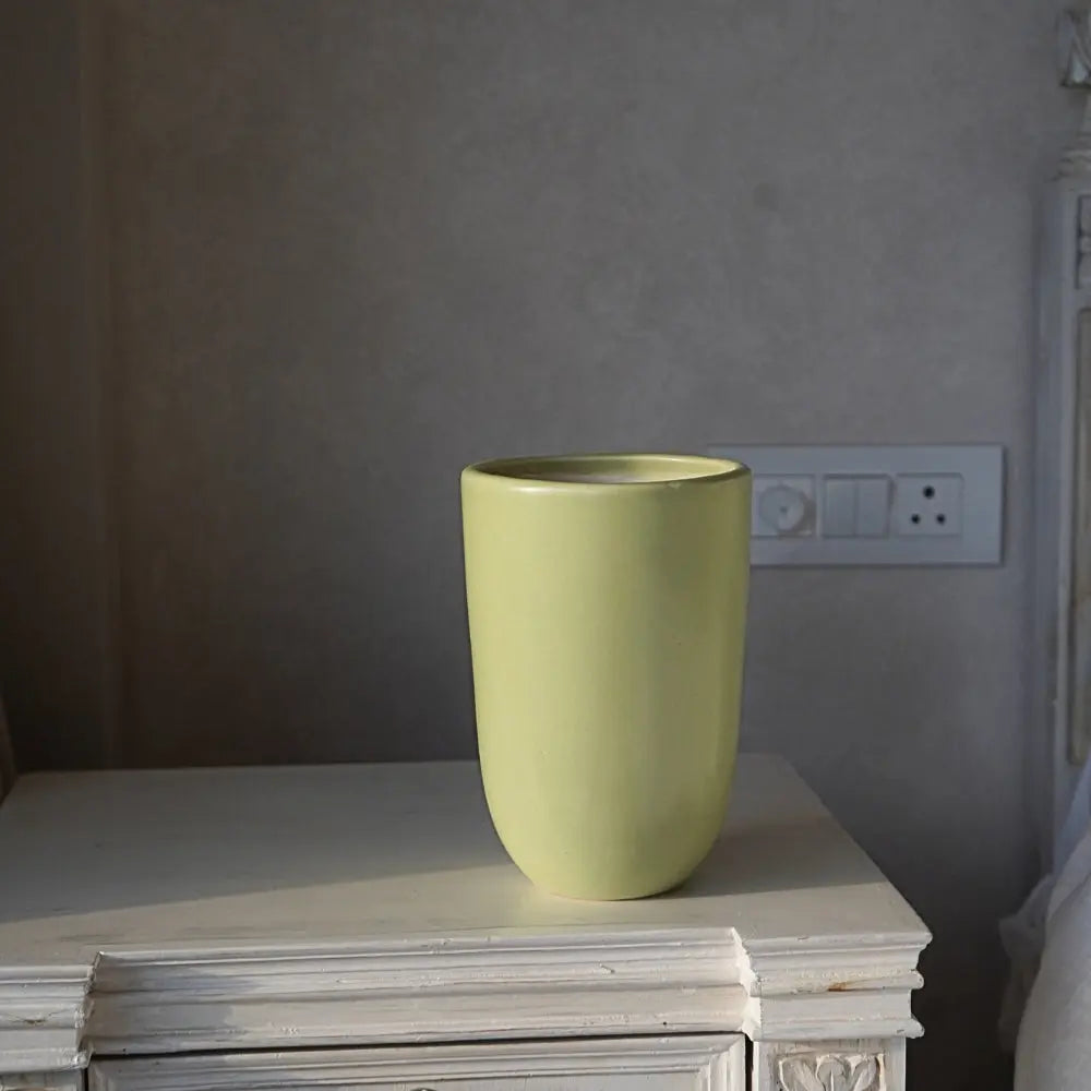 Stoneware Green Planter | Large The confetti Tree