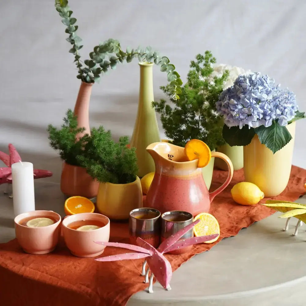 Stoneware Yellow Planter | Small The confetti Tree