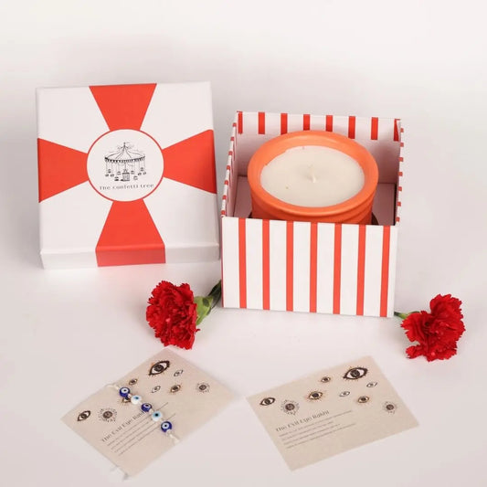 Suraksha Sutra Rakhi Box | Orange The confetti tree