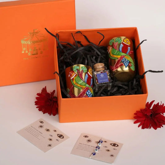 The Avian Elegance Rakhi Gift Box The confetti tree