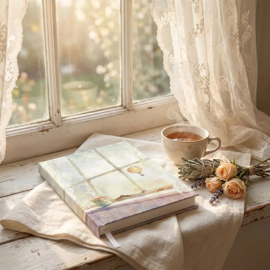 The Daydream Diary – A5 Hardbound Notebook (192 Plain Pages) The confetti tree