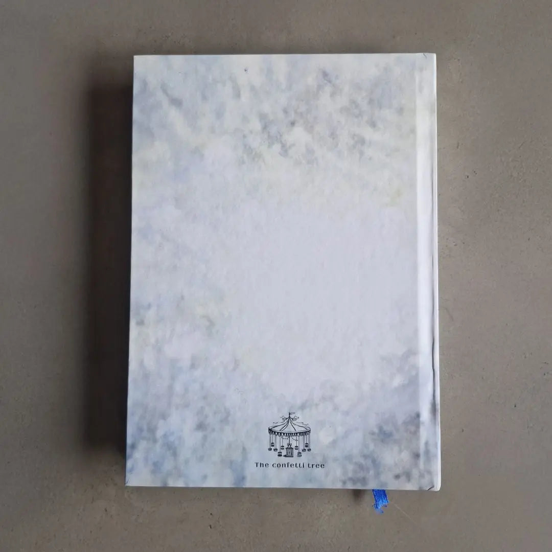 The Daydream Diary – A5 Hardbound Notebook (200 Plain Pages) The confetti tree
