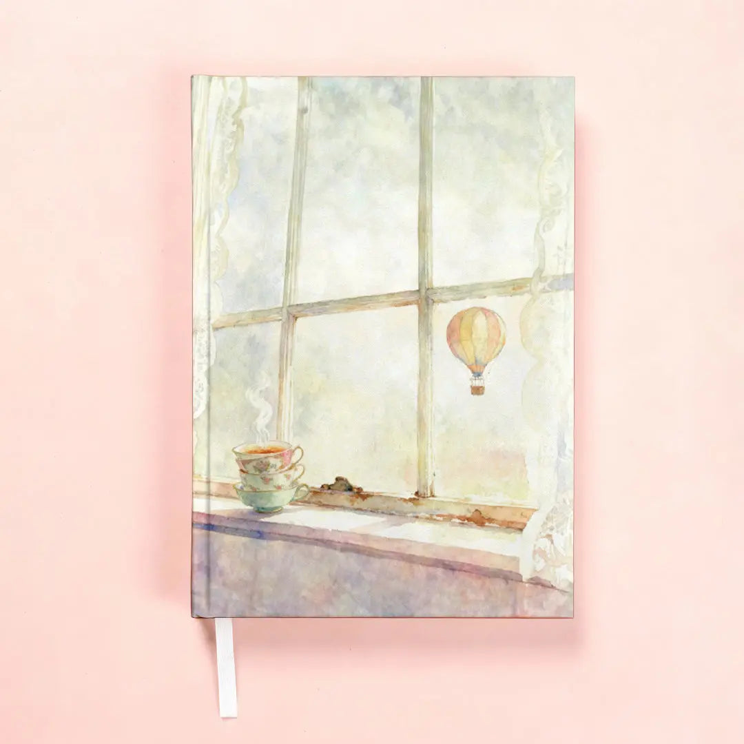 The Daydream Diary – A5 Hardbound Notebook (200 Plain Pages) The confetti tree