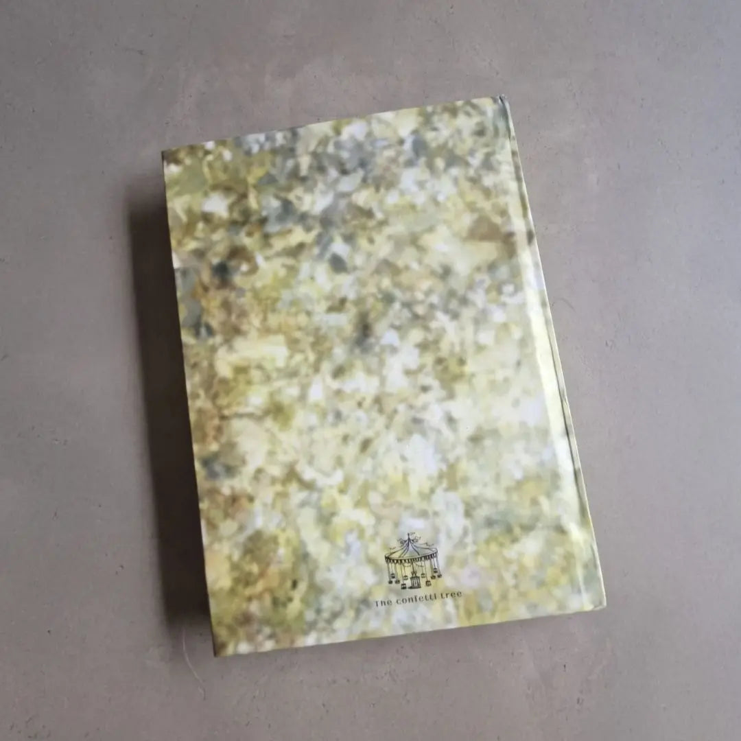The Lady Day Musings – A5 Hardbound Notebook (200 Plain Pages) The confetti tree