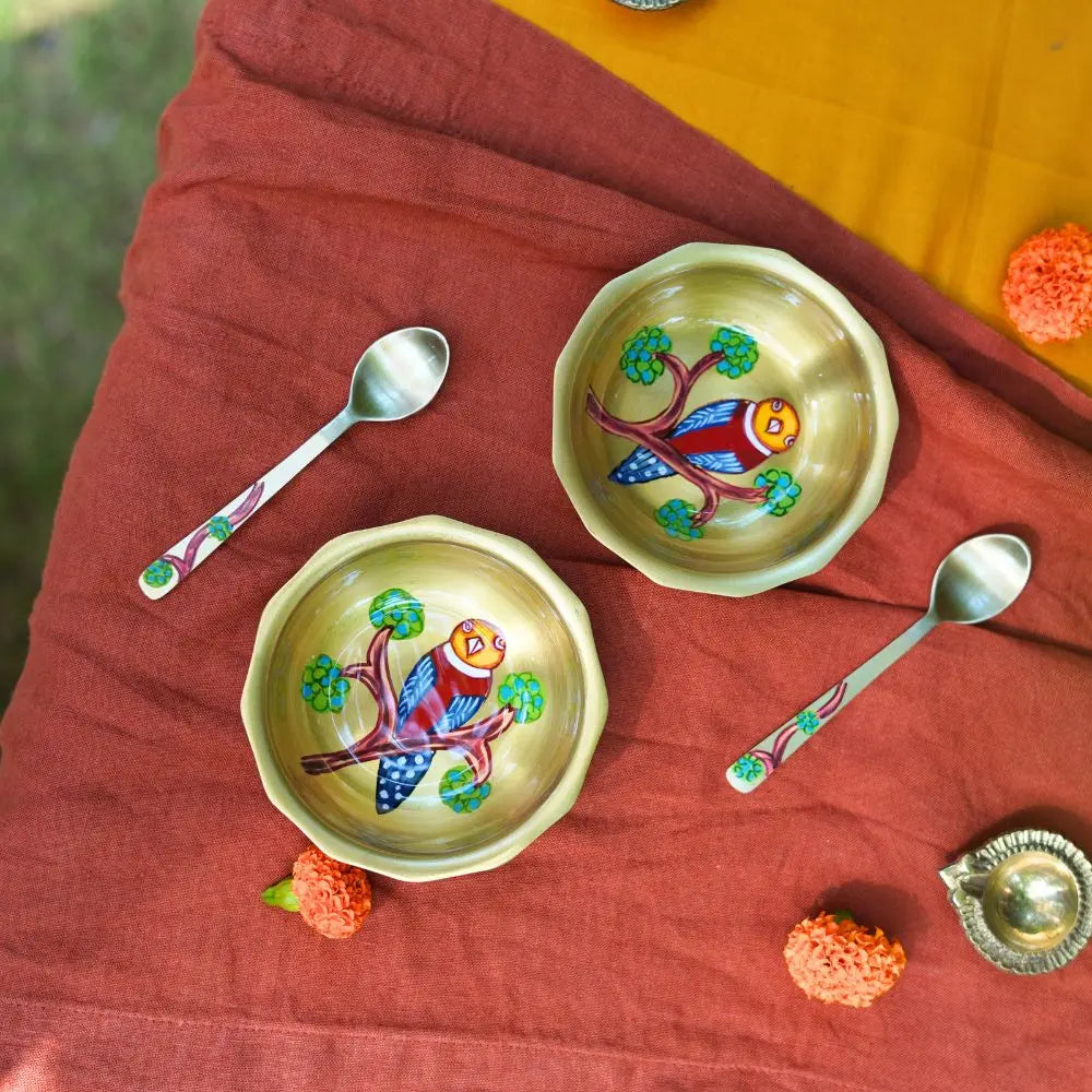 Tota Maina Brass Nut Bowl The confetti tree