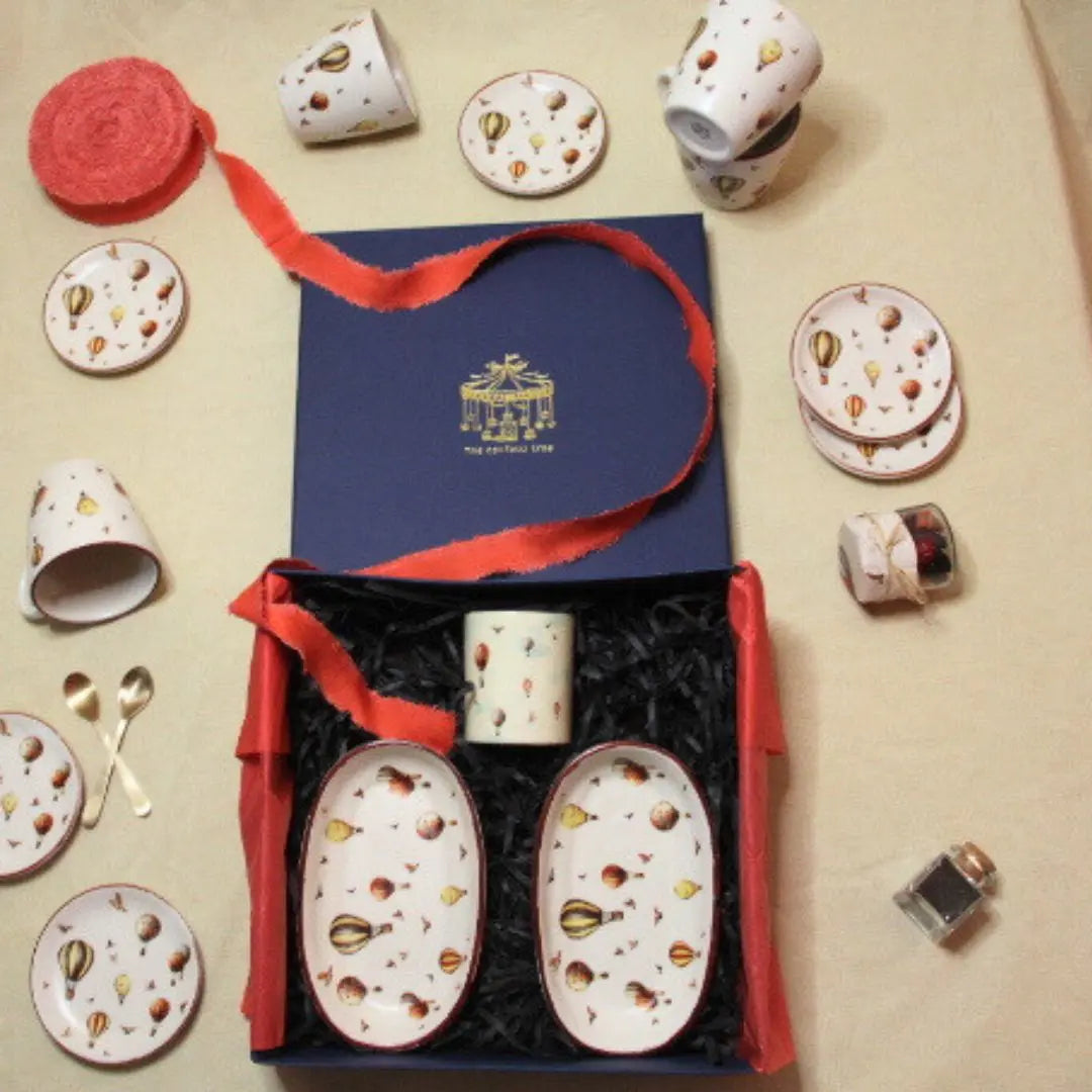 Whimsical Stoneware Gift Box | Set of 3 The confetti tree