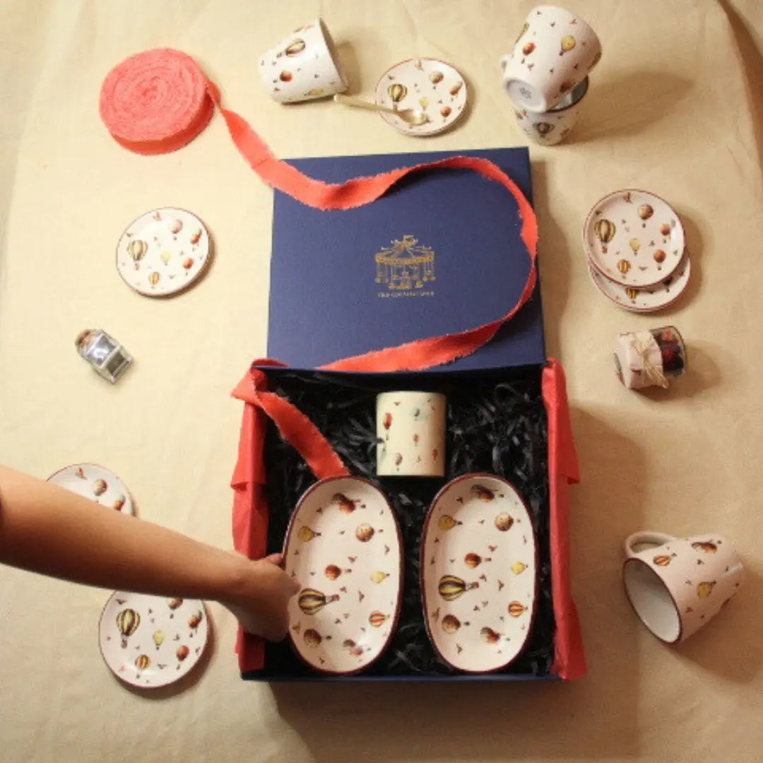 Whimsical Stoneware Gift Box | Set of 3 The confetti tree