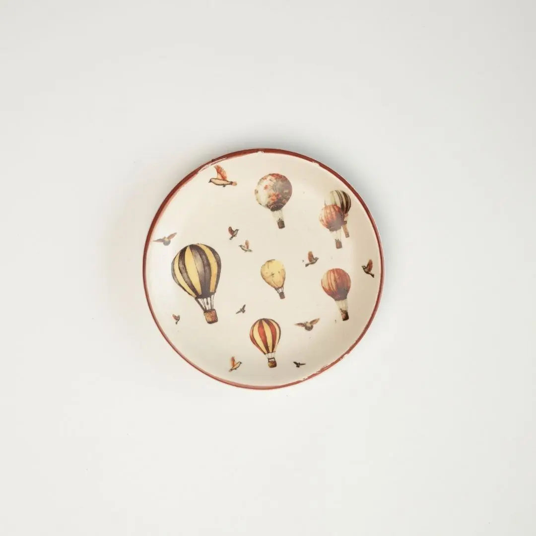 Whimsy balloon tea plates The confetti tree
